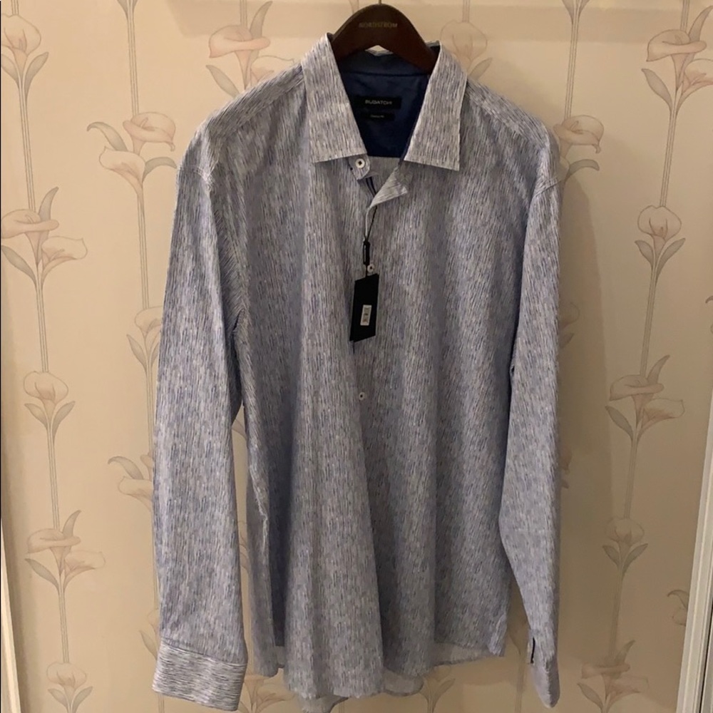 Bugatchi striped shirt NWT